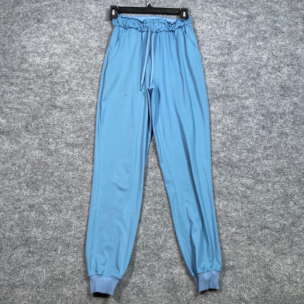 Lululemon Beyond Studio Jogger Blue High Rise Sweat-Wicking Pants Size 2 LW5FPLS